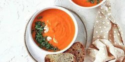طرز تهیه سوپ گوجه فرنگی خوشمزه رستورانی به روش ترکیه ای