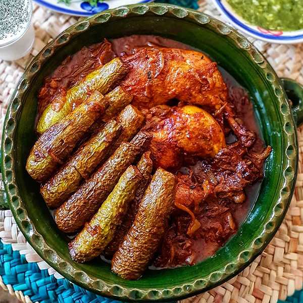 طرز تهیه خورش مسما کدو سبز