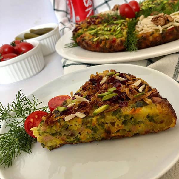 طرز تهیه کوکو لوبیا سبز