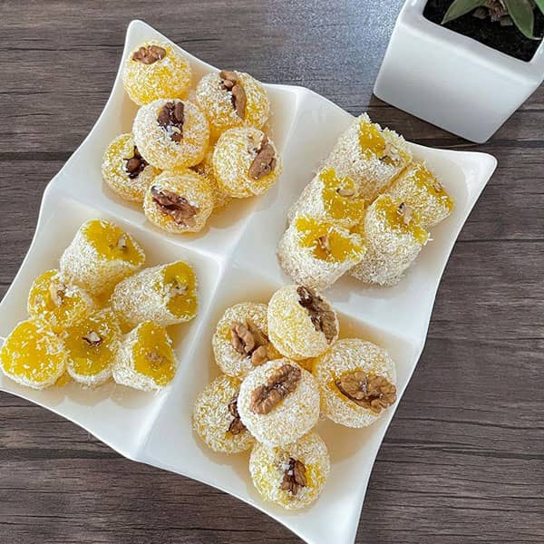 طرز تهیه باسلوق گردویی