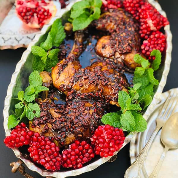 طرز تهیه خورش مرغ ناردونی