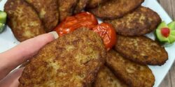 طرز تهیه کتلت گوشت بدون تخم مرغ خوشمزه مرحله به مرحله