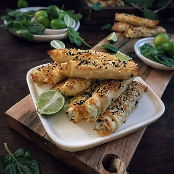 طرز تهیه بورک اسفناج