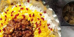 طرز تهیه گردو پلو همدانی خوشمزه و مجلسی مرحله به مرحله