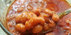 طرز تهیه خوراک لوبیا چیتی ساده و خوشمزه مرحله به مرحله