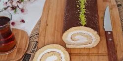 طرز تهیه رولت خامه ای خوشمزه و خانگی مرحله به مرحله