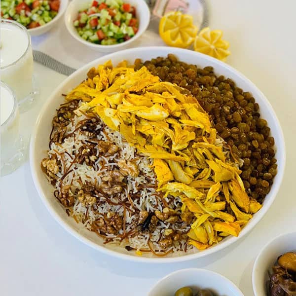 طرز تهیه رشته پلو
