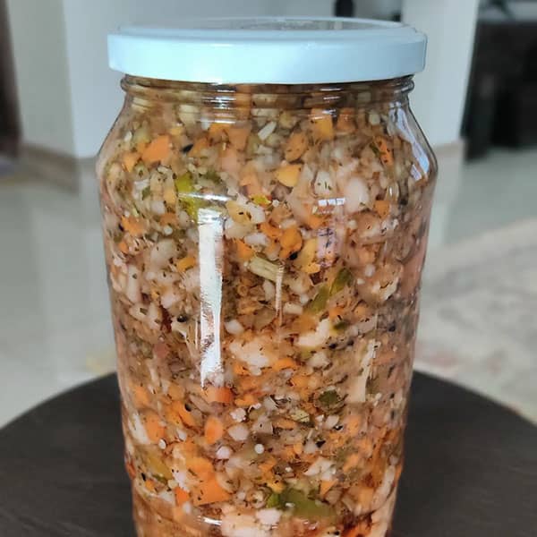 طرز تهیه ترشی هفت بیجار با کلم قرمز طرز تهیه ترشی هفت بیجار زرد رنگ ترشی هفت بیجار مازندران