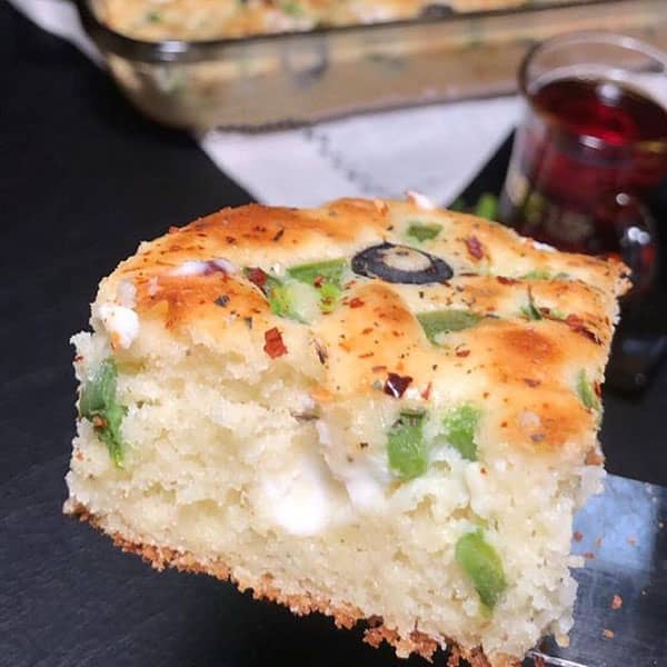 طرز تهیه کیک شور