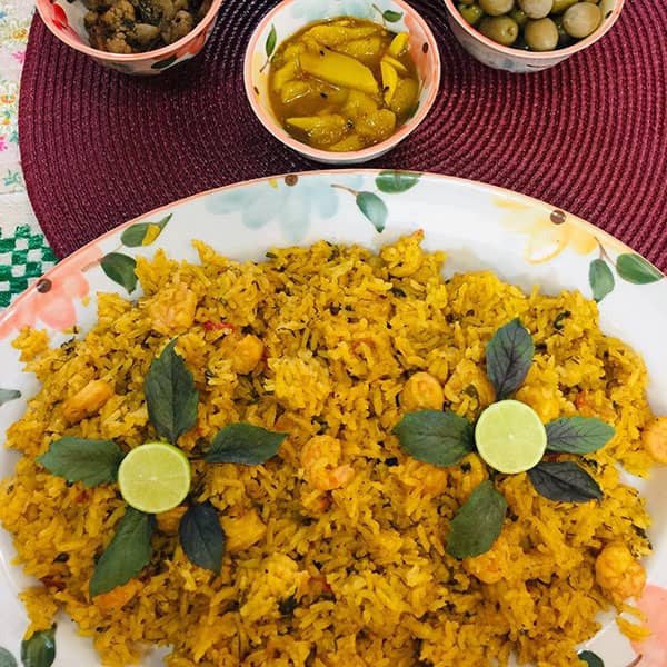 طرز تهیه هواری میگو