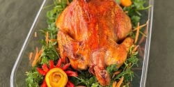 طرز تهیه مرغ شکم پر به روش ترکیه ای مرحله به مرحله