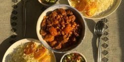 طرز تهیه خورش ترشی قورمه ساده و خوشمزه مرحله به مرحله