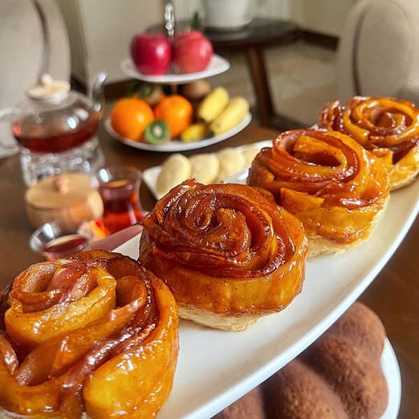 طرز تهیه تارت سیب