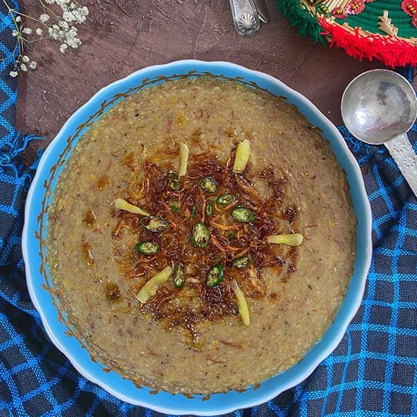 طرز تهیه شاهی حلیم