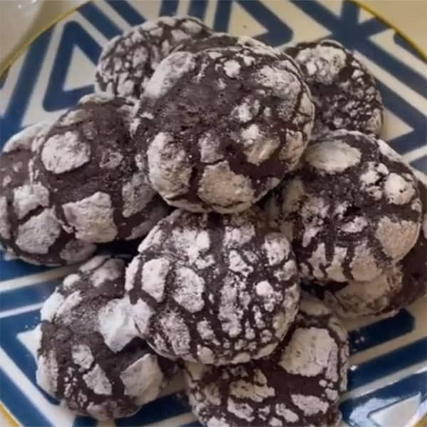 طرز تهیه کوکی شکلاتی ترک دار