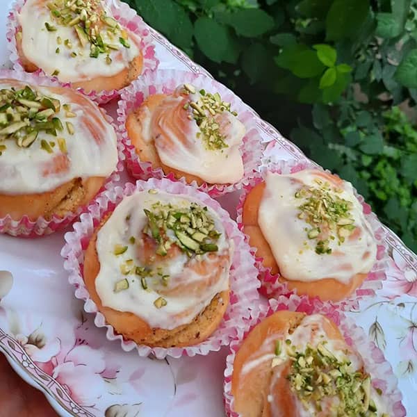 طرز تهیه نان رول پسته ای , دستور پخت نان رول پسته ای