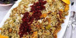 طرز تهیه باقالی پلو با مرغ ریش ریش ساده مرحله به مرحله