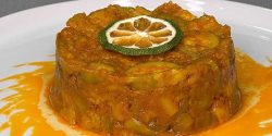 طرز تهیه خوراک کدو سبز به روش مجلسی مرحله به مرحله