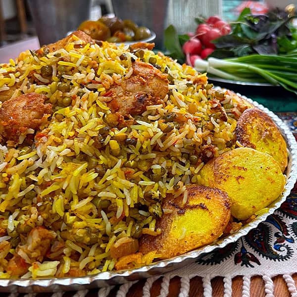 طرز تهیه فیلم ماش پلو با مرغ دستور پخت ماش پلو با شوید و فیله مرغ