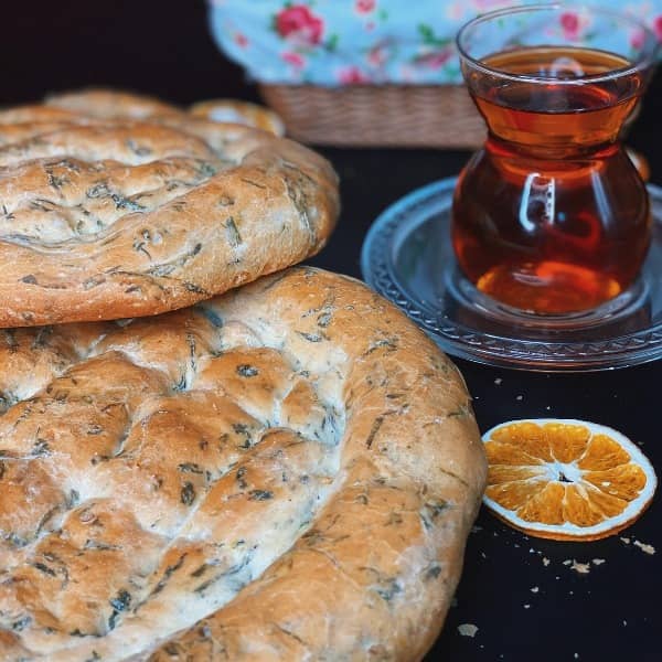 طرز تهیه نان سبزیجات
