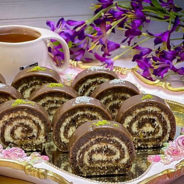 طرز تهیه رولت نارگیلی