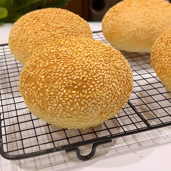 طرز تهیه نان همبرگر