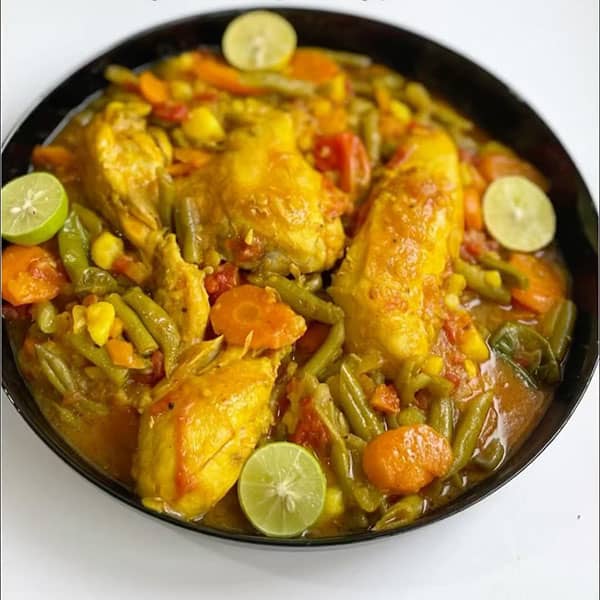 طرز تهیه خوراک لوبیا سبز با مرغ