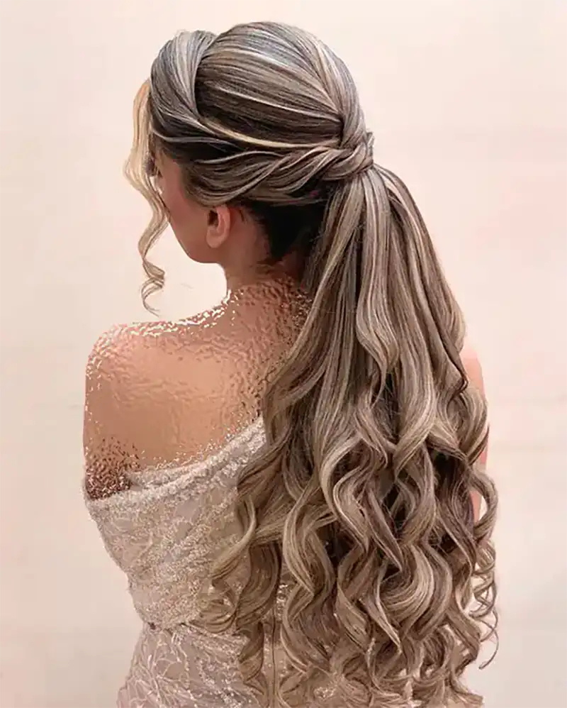 مدل موی مجلسی باز زنانه