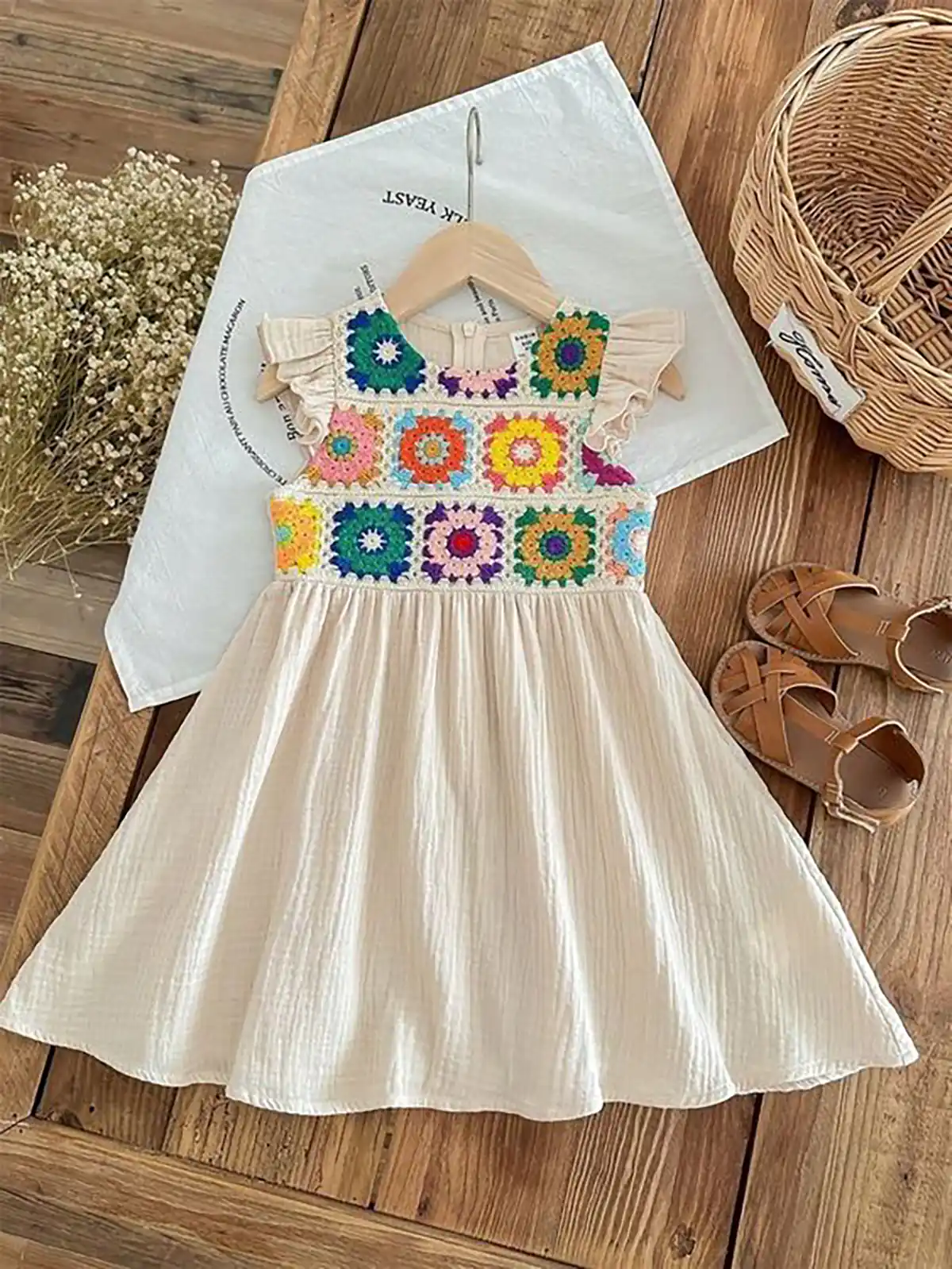 سارافن رنگی شیک بچگانه