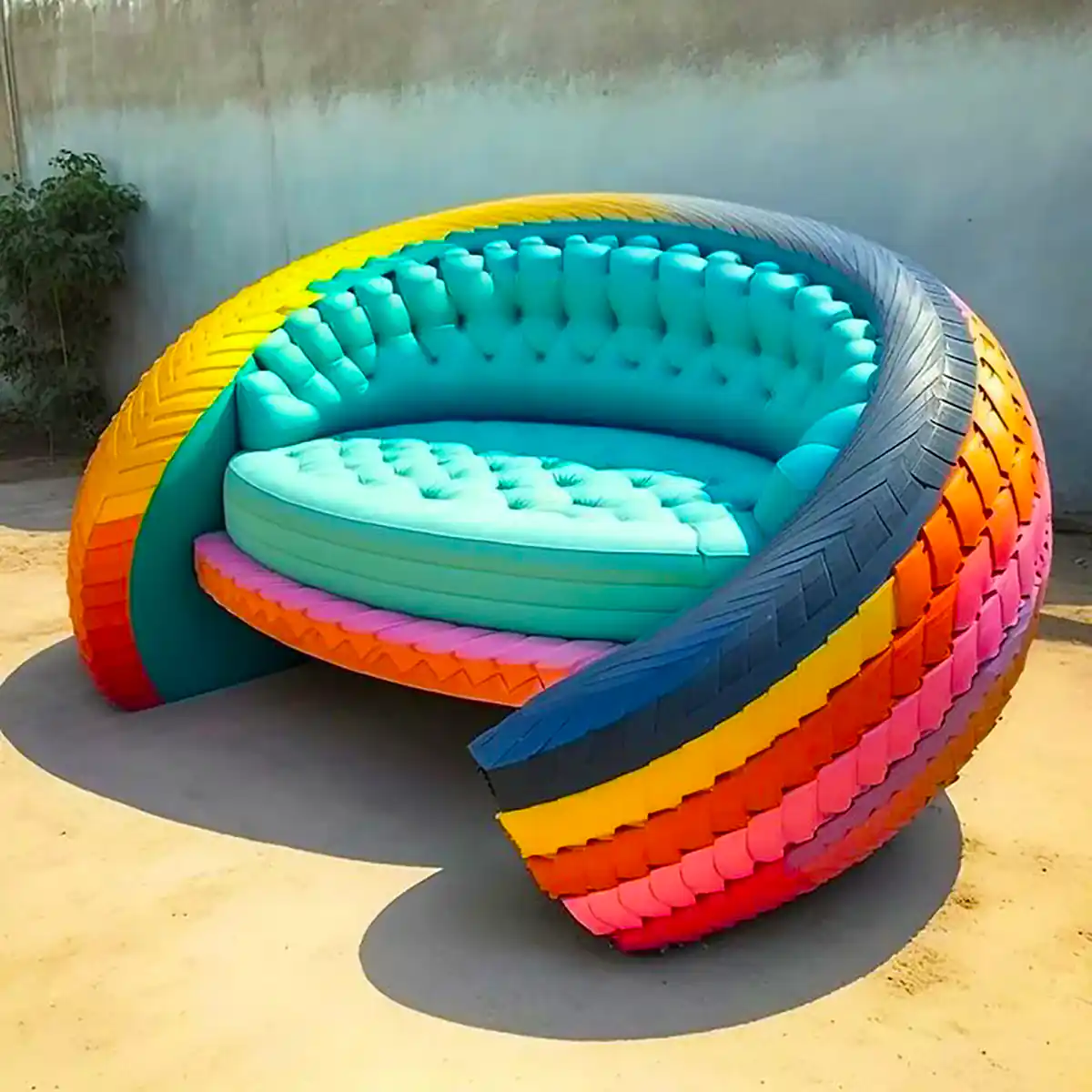 ایده تزیین لاستیک