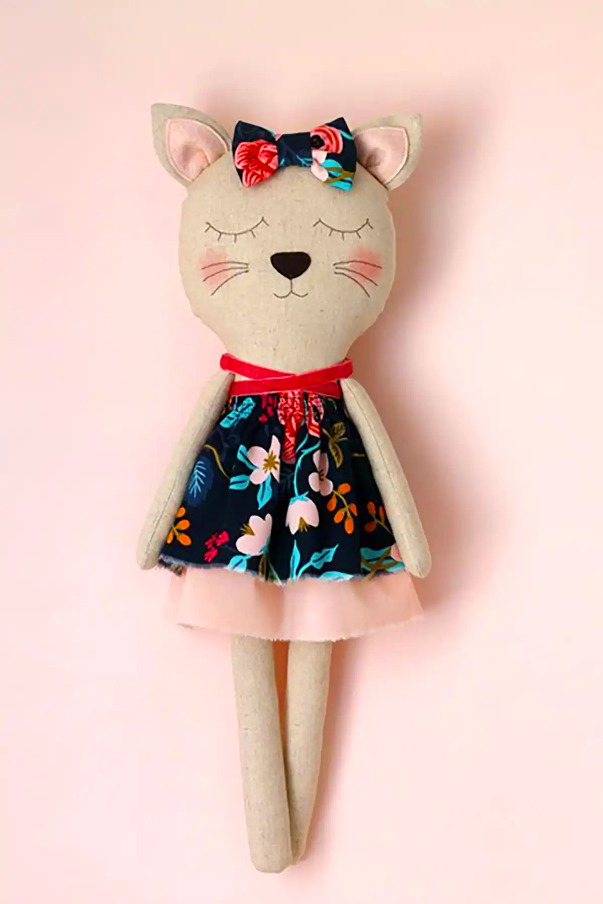 عروسک پارچه ای خرگوش دستساز 