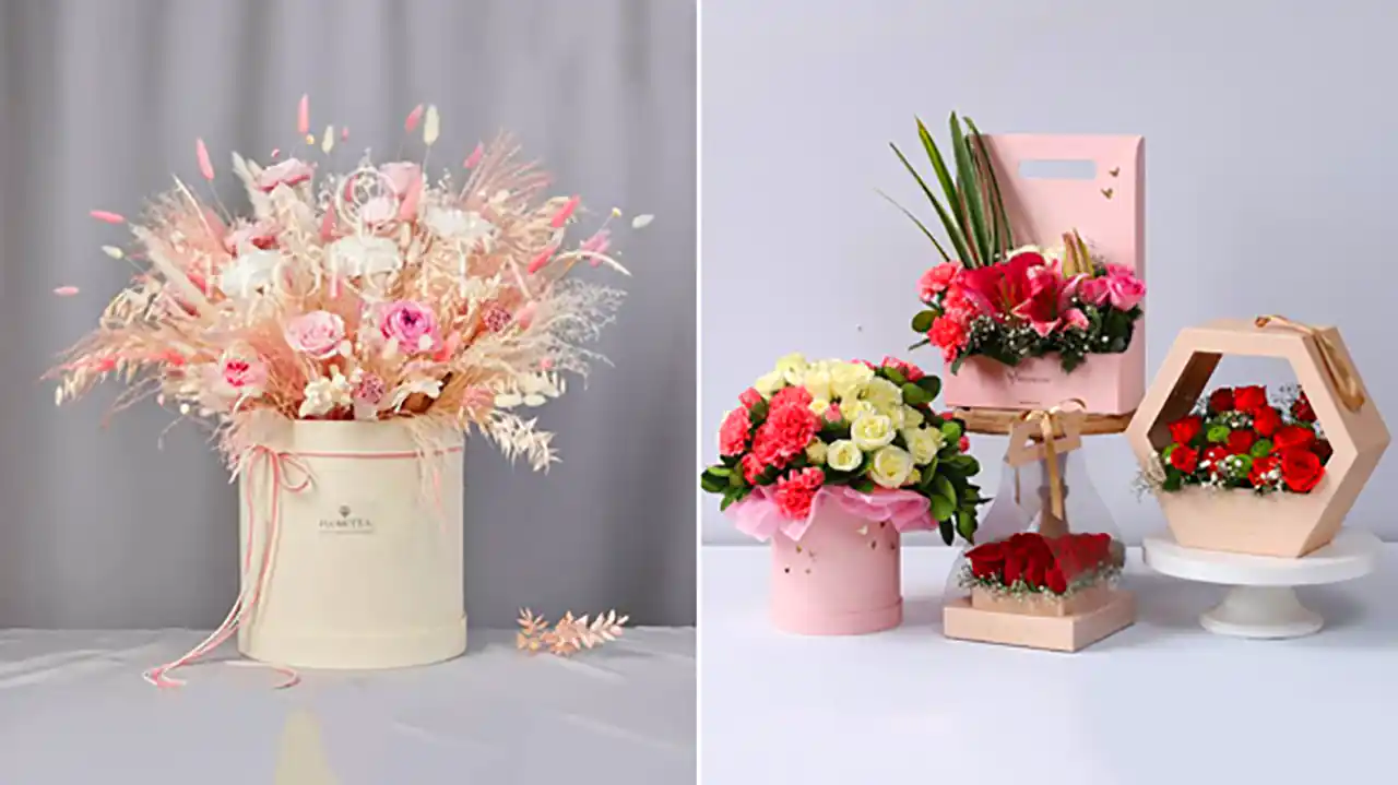 باکس گل لوکس عاشقانه