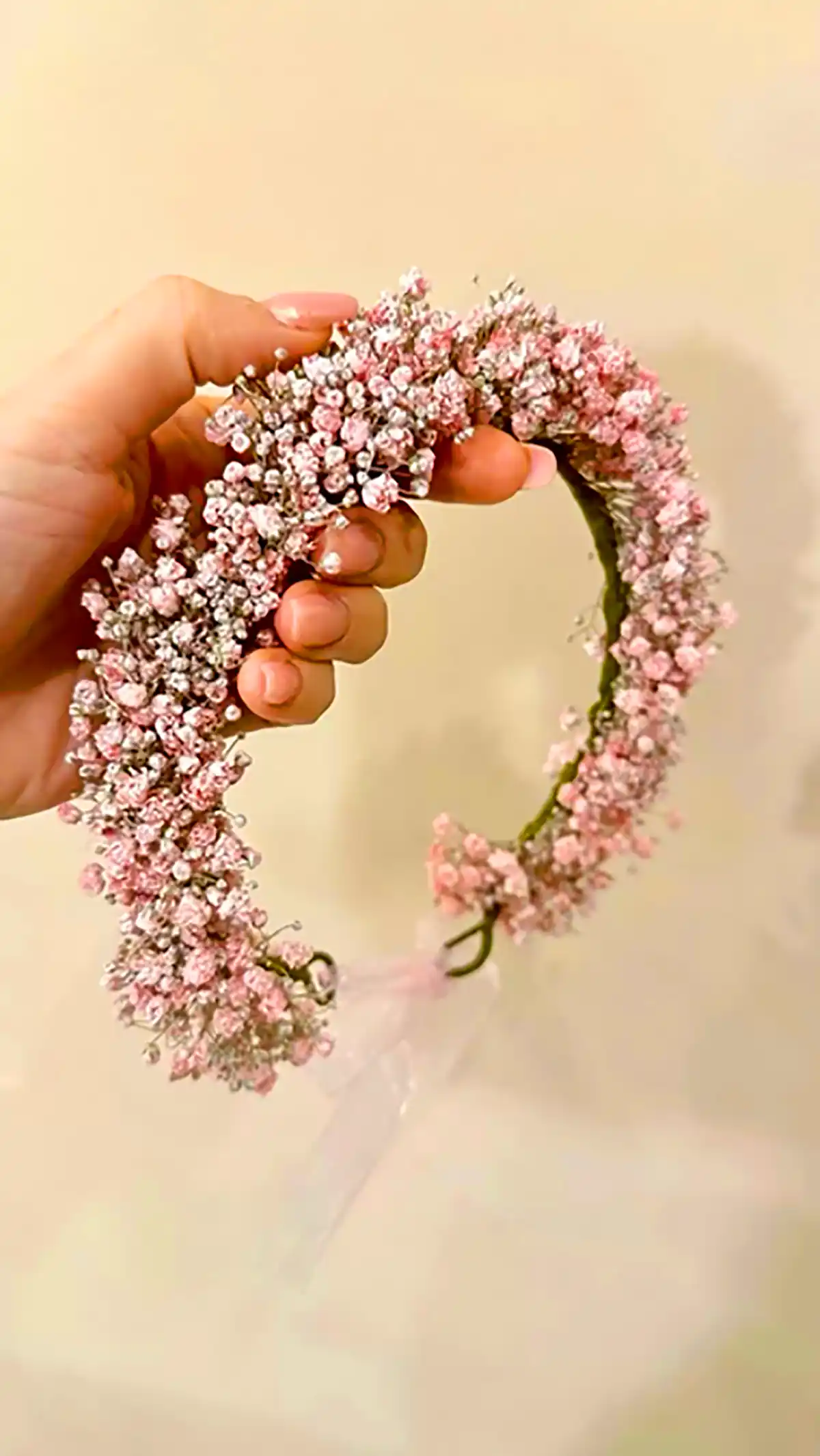 تاج گل ظریف عروس 