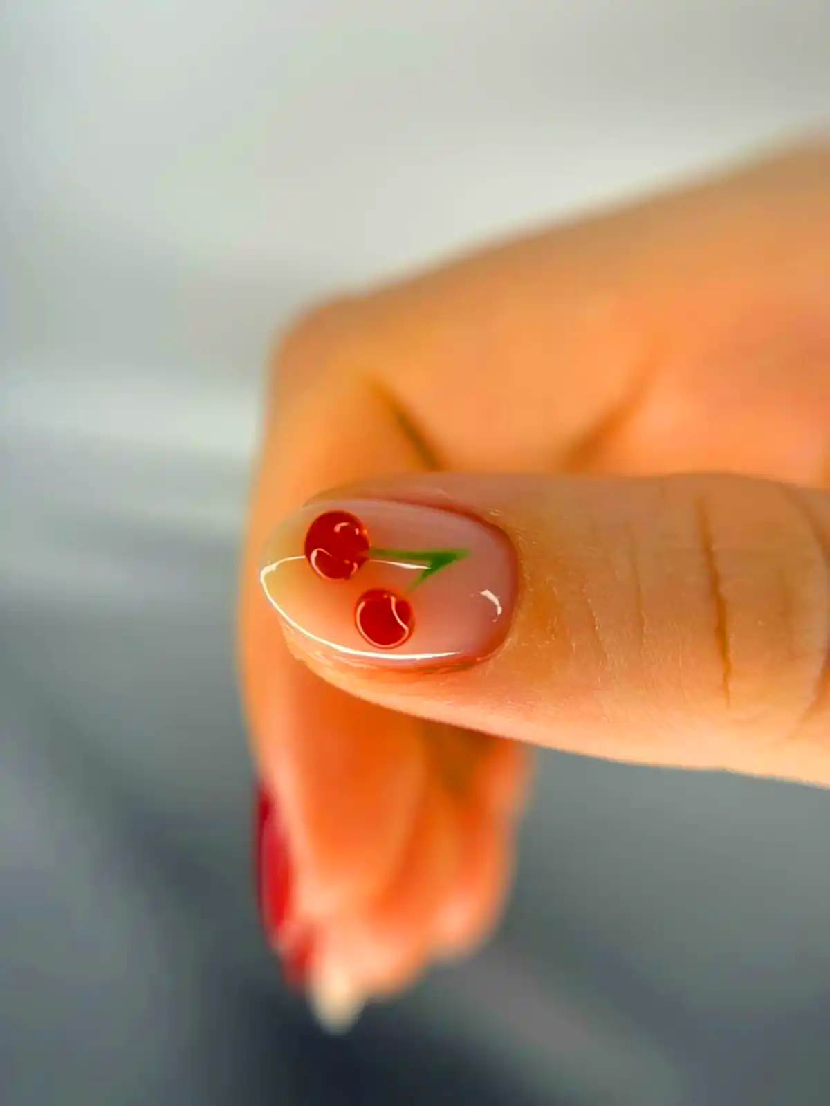 طراحی ناخن گیلاسی فانتزی