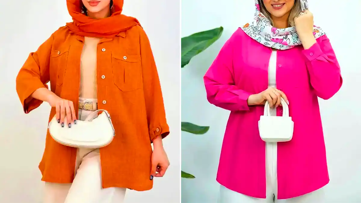 تونیک مانتویی شیک