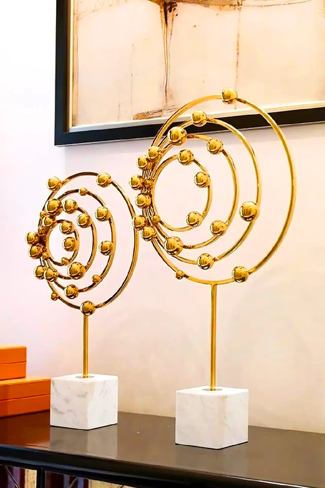 دکوری طلایی رومیزی