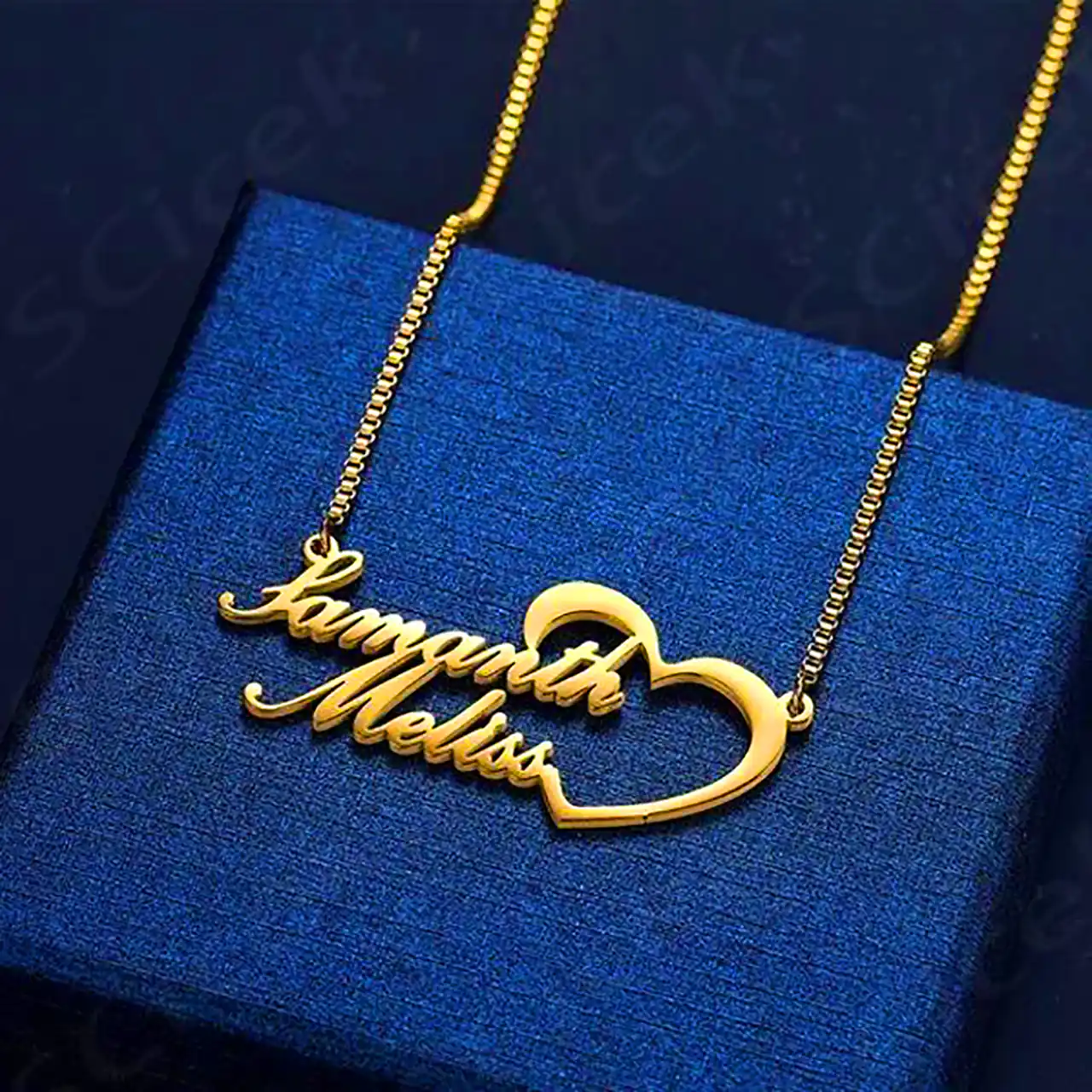 گردنبند حروف و اسم طلا