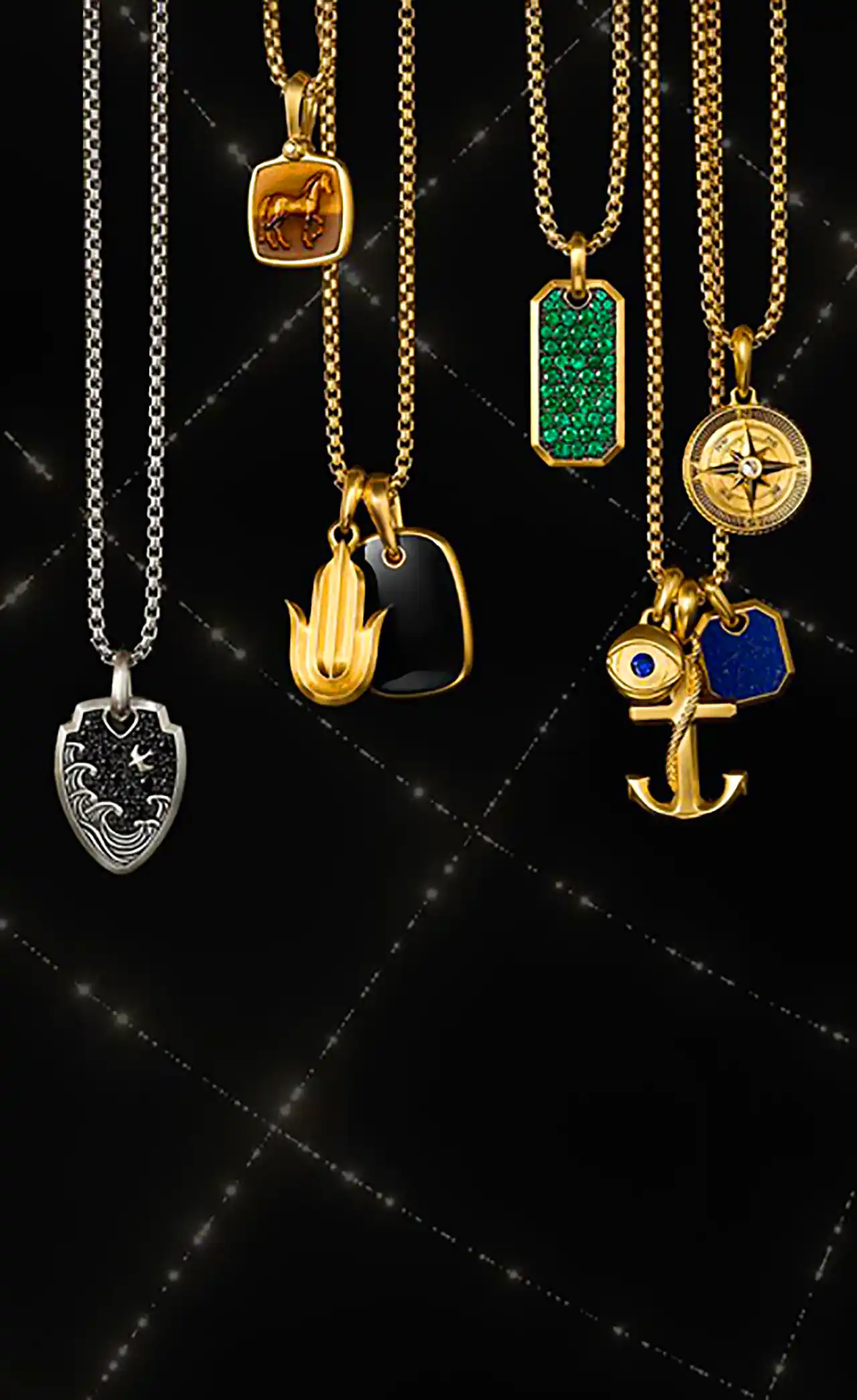 گردنبند شیک مردانه