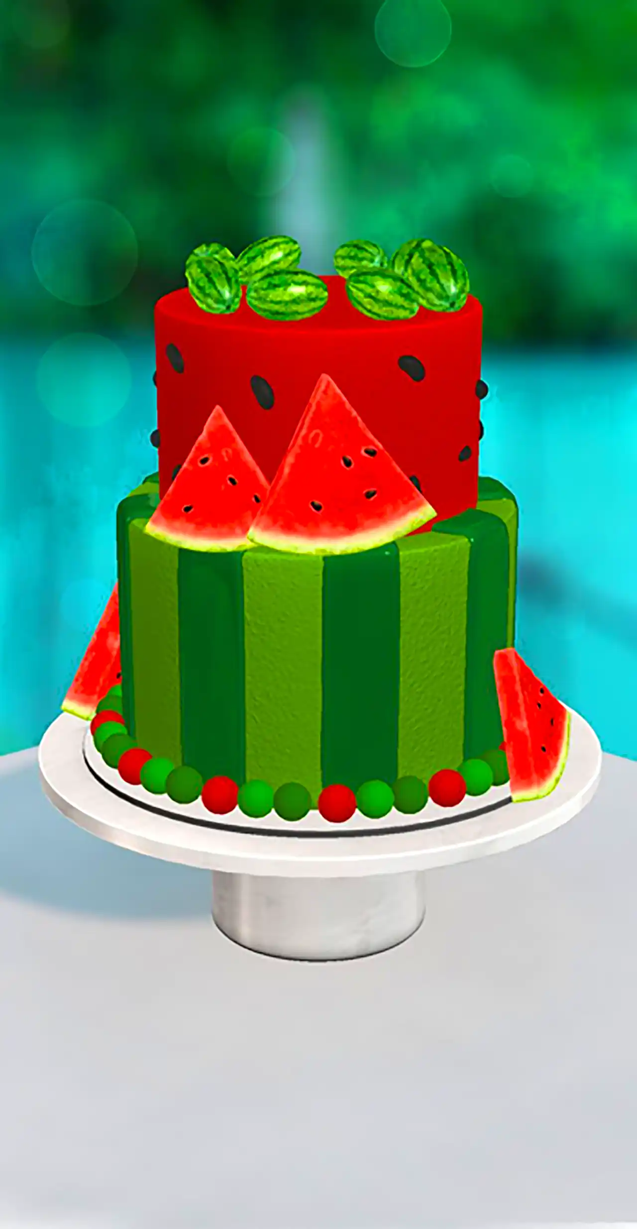 کیک خوشرنگ برای یلدا