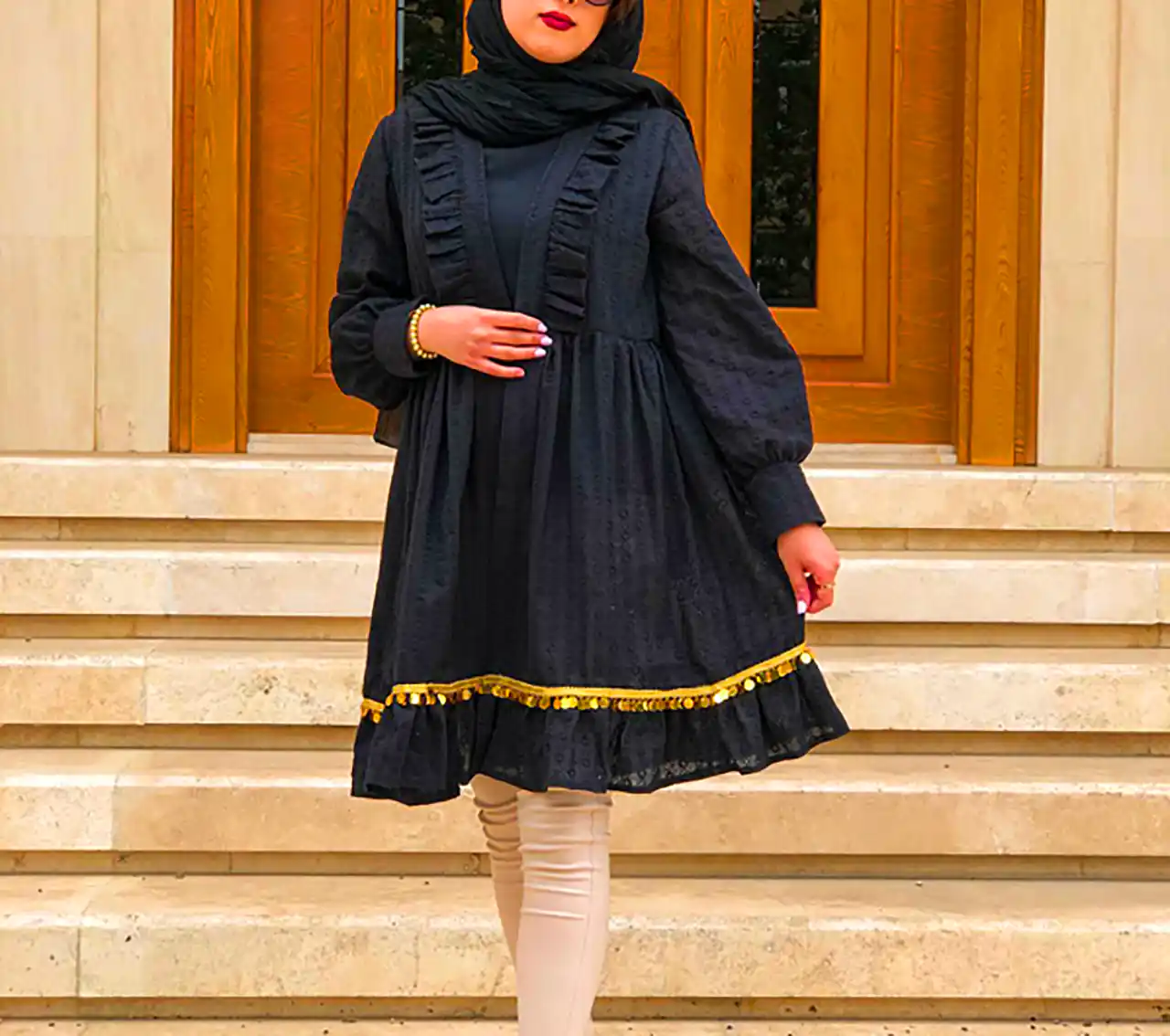 مانتو شیک نخی بلند