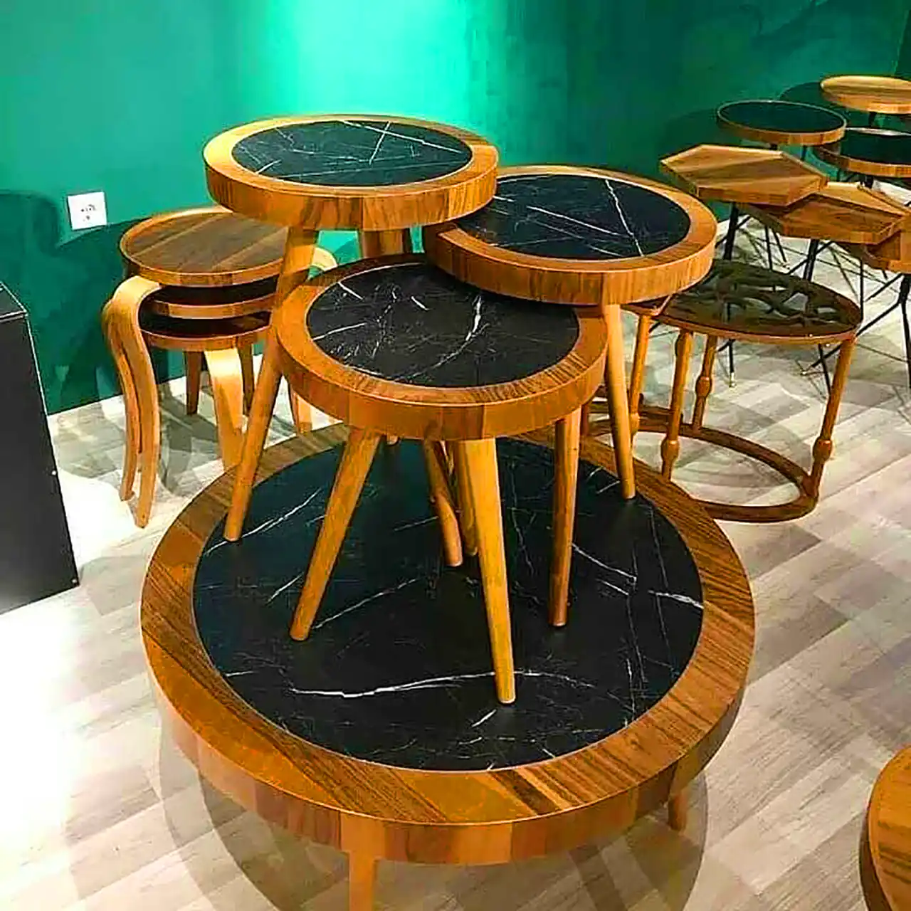 میز عسلی چوبی لوکس
