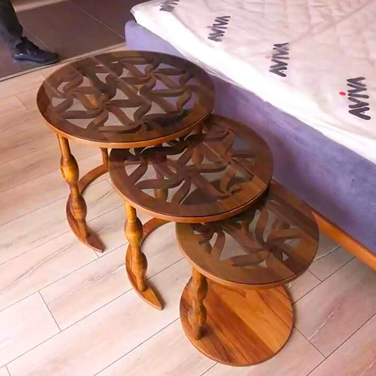 میز عسلی چوبی لوکس