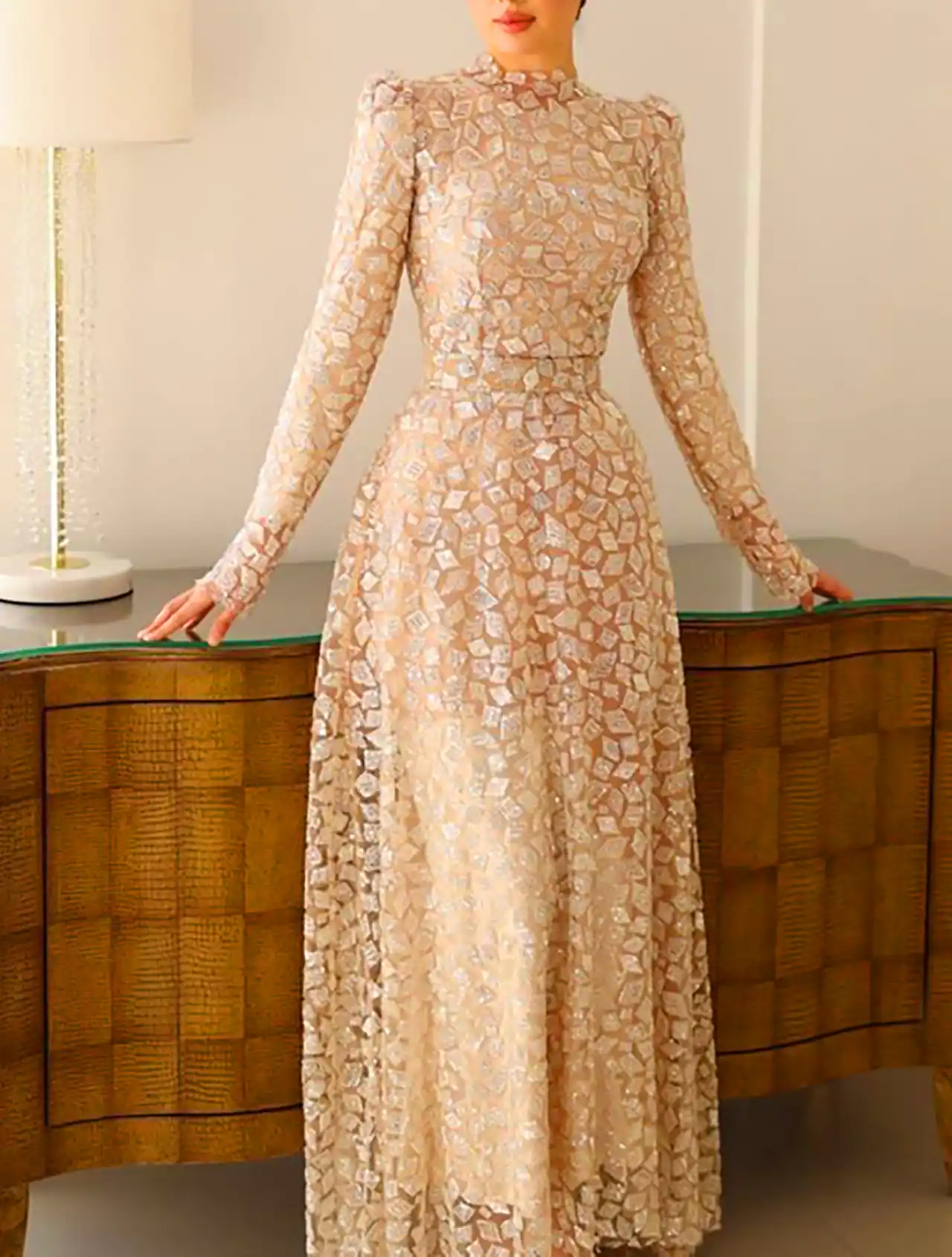پیراهن مجلسی مدرن زنانه
