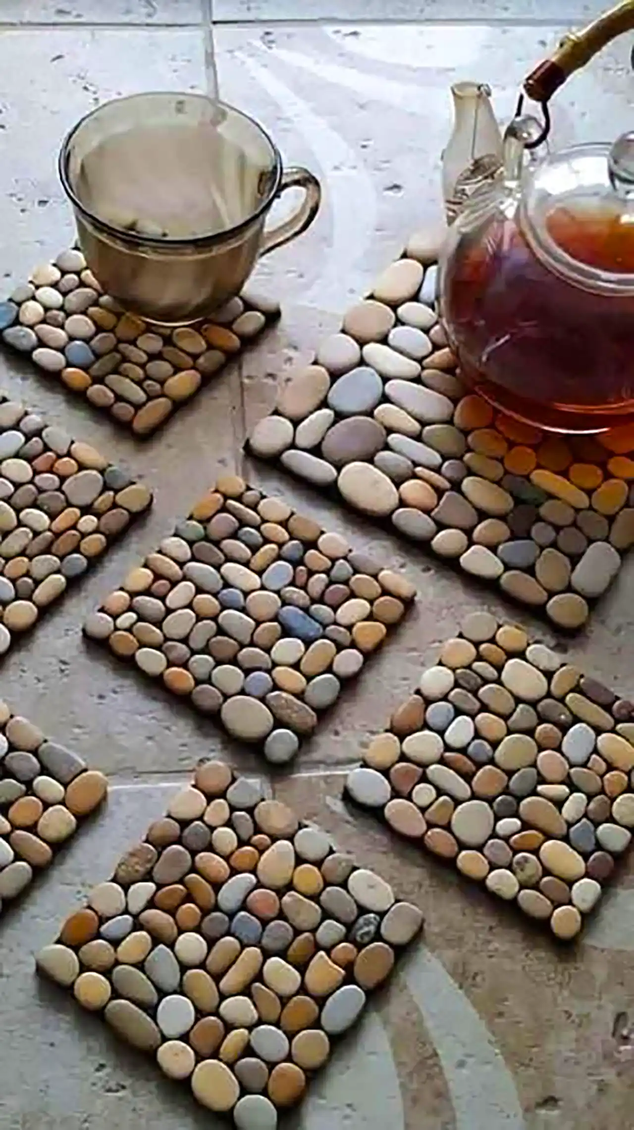 ساخت دکوری با قلوه سنگ