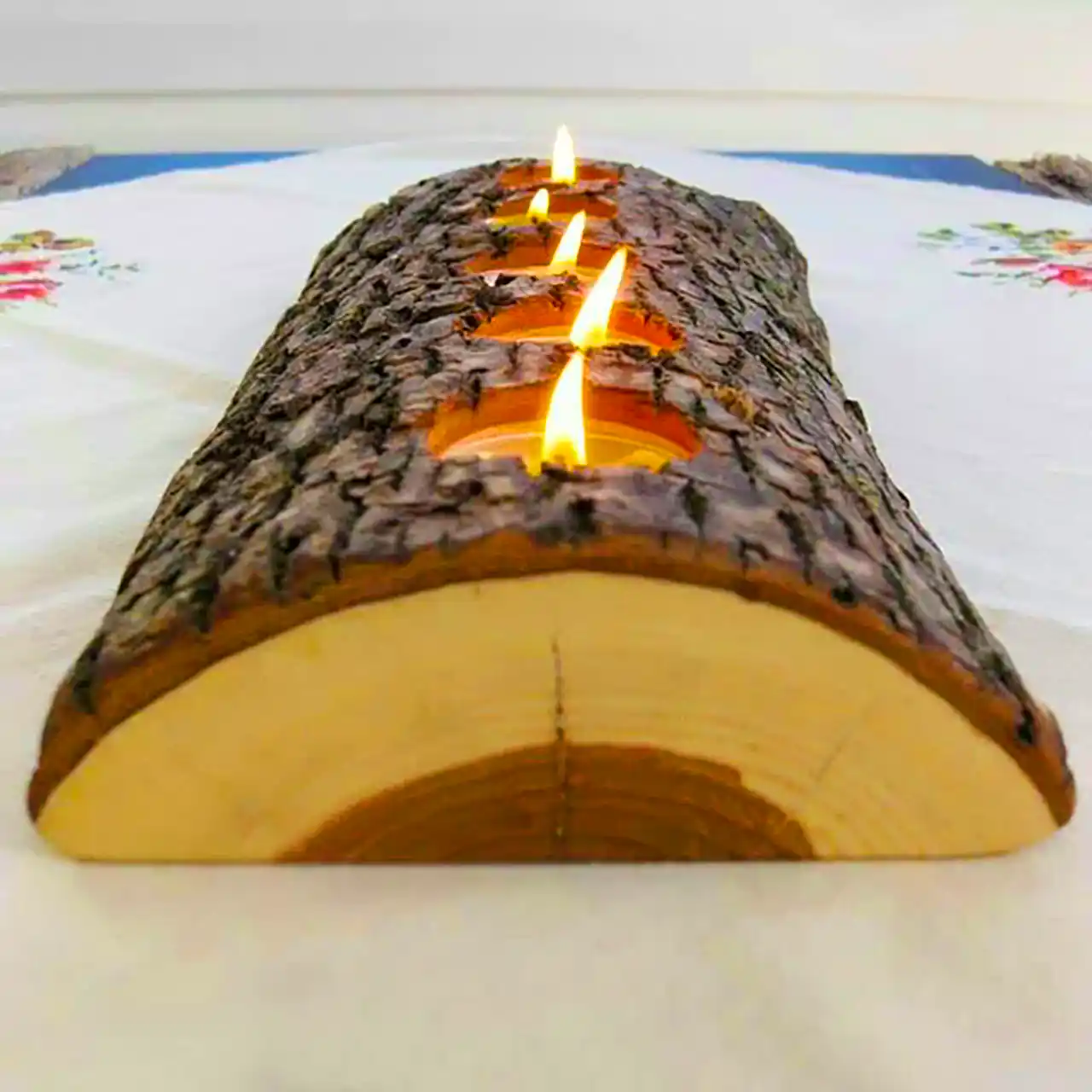 شمع چوبی دکوری