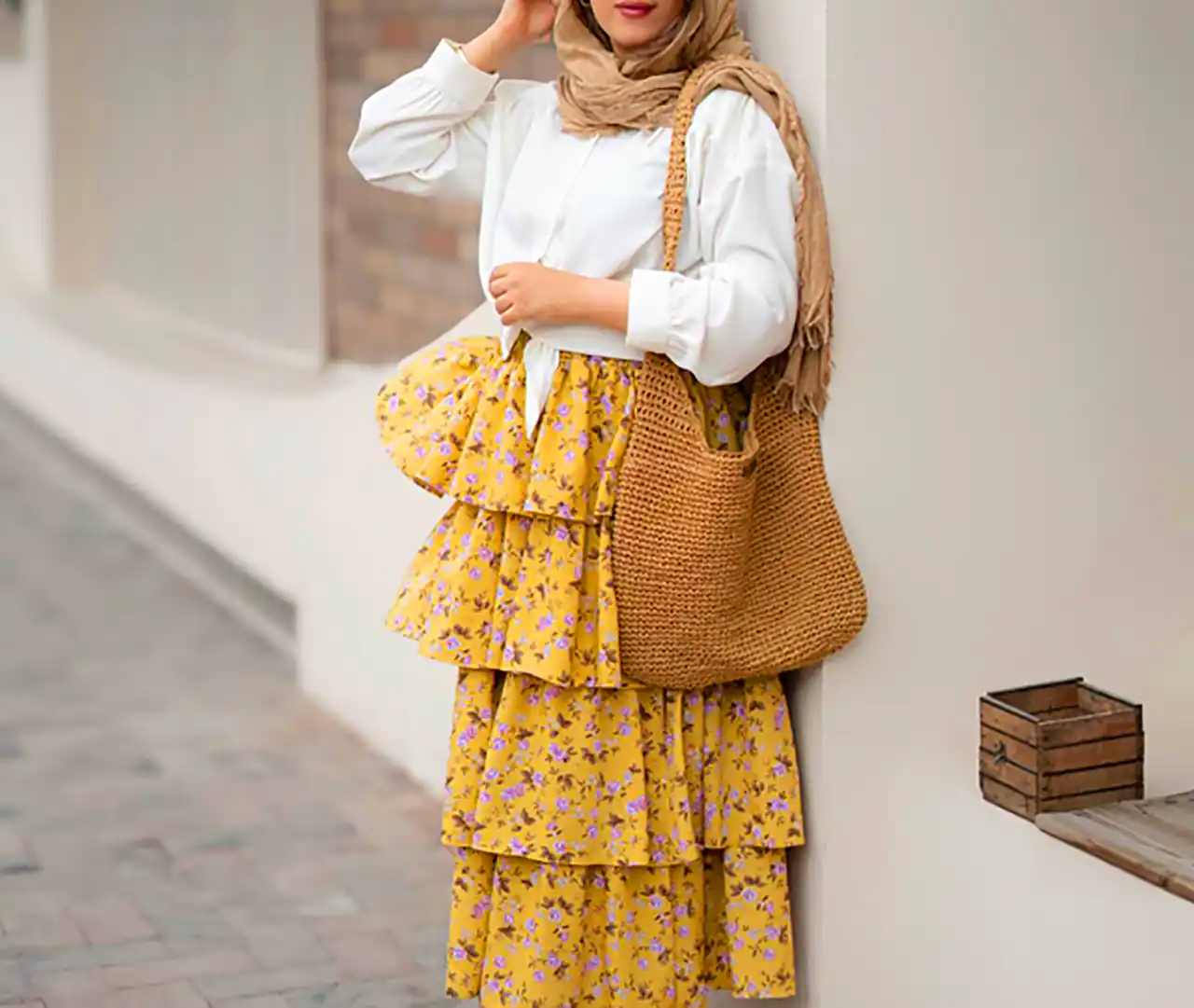 شومیز دامن نخی شیک