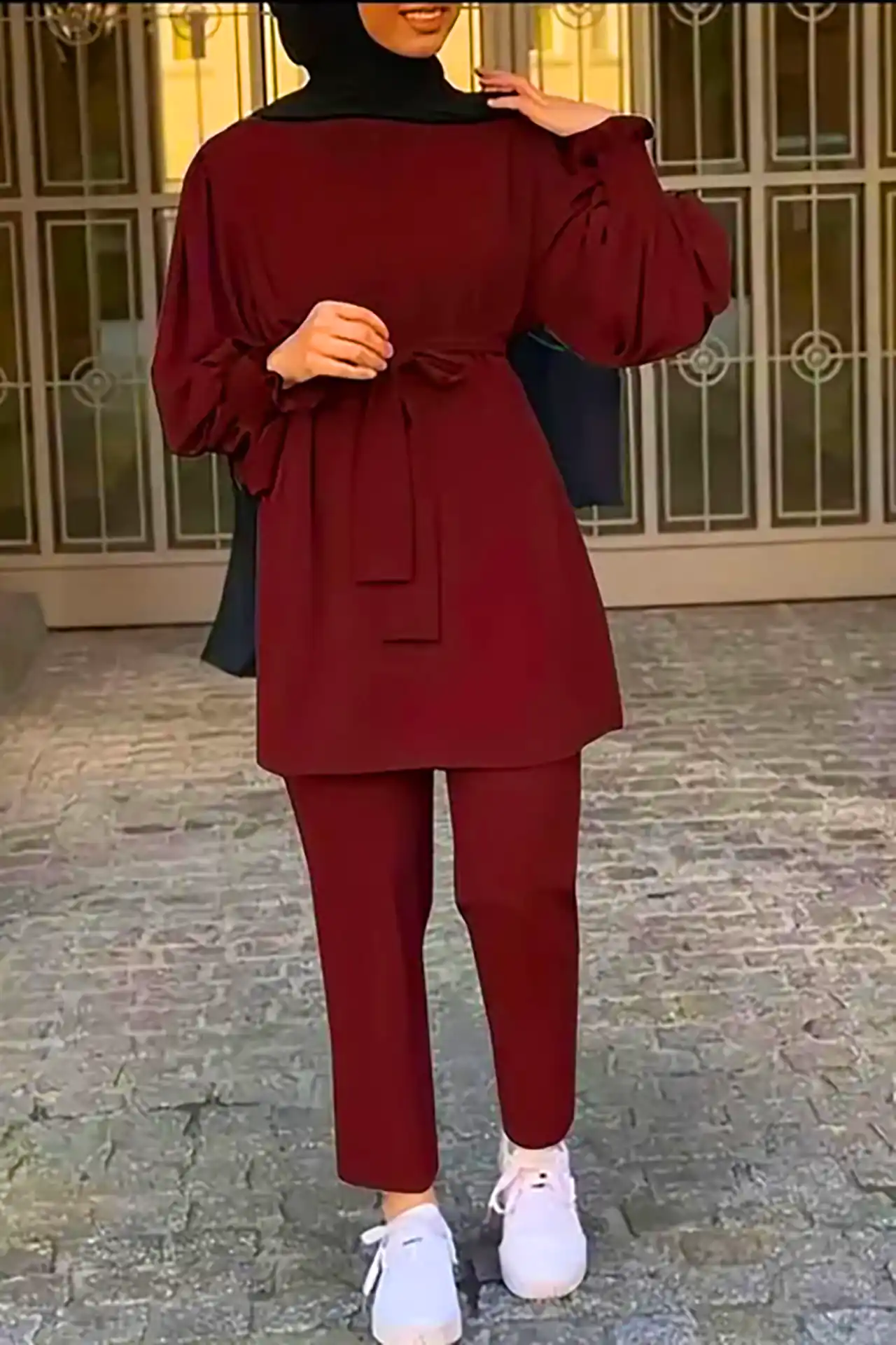 ست پاییزه زنانه برای پیاده روی