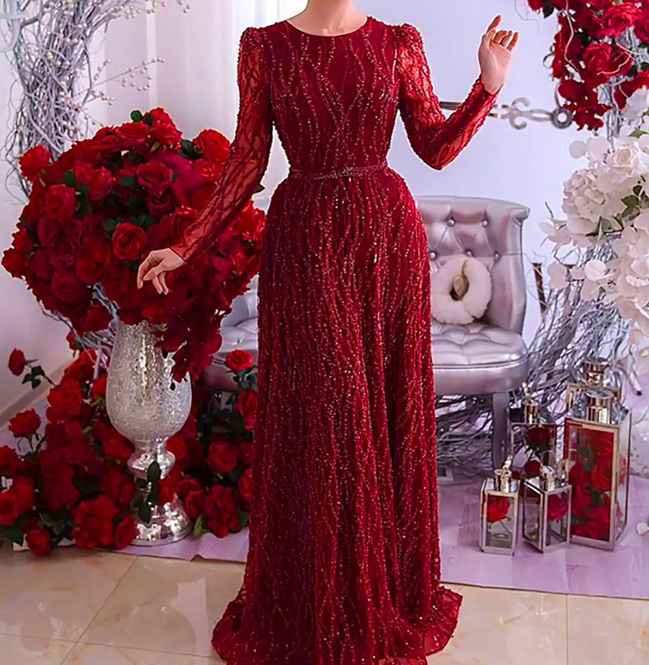 طراحی مدرن لباس مجلسی زنانه