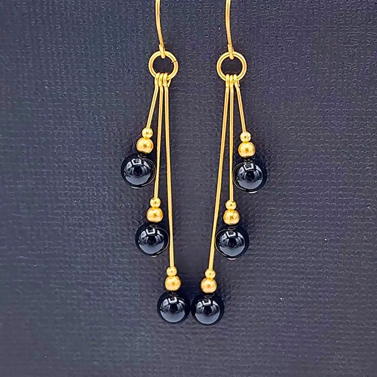 گوشواره طلایی مجلسی و لوکس