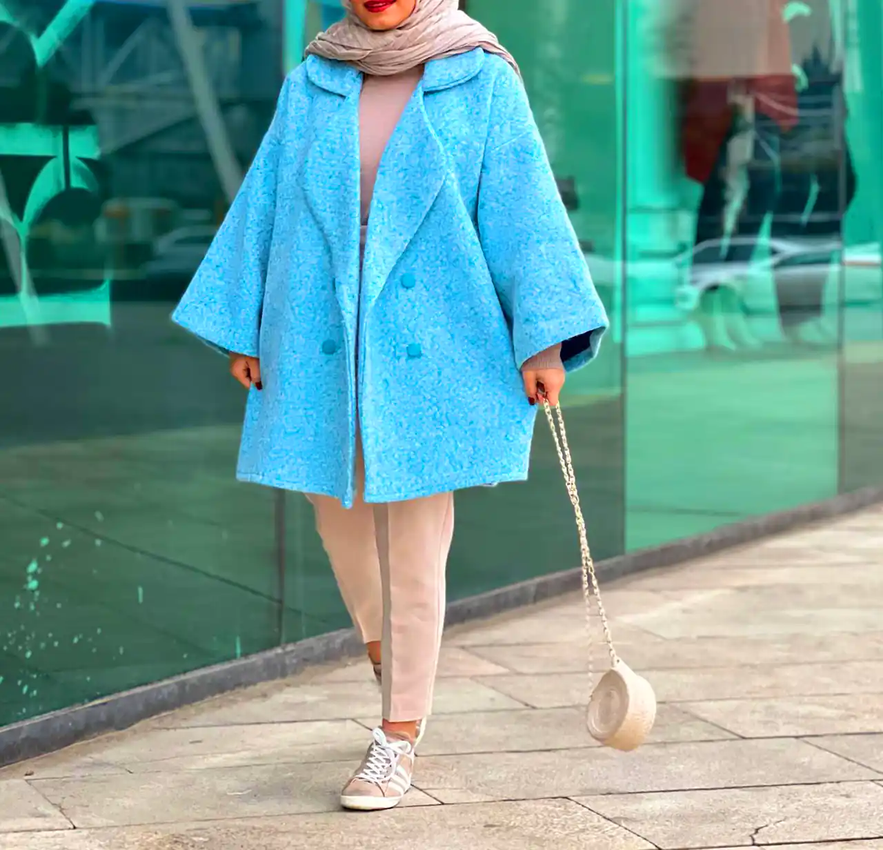 لباس پاییزی رنگارنگ شیک 